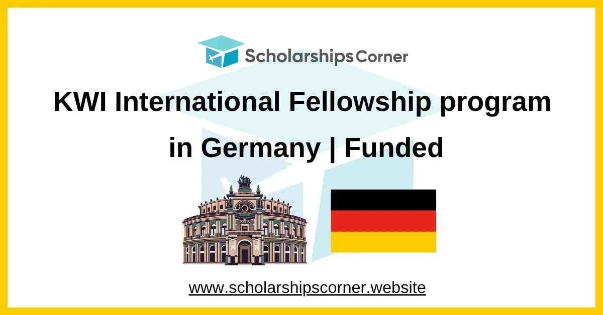 KWI International Fellowship in Germany 2027 | Funded