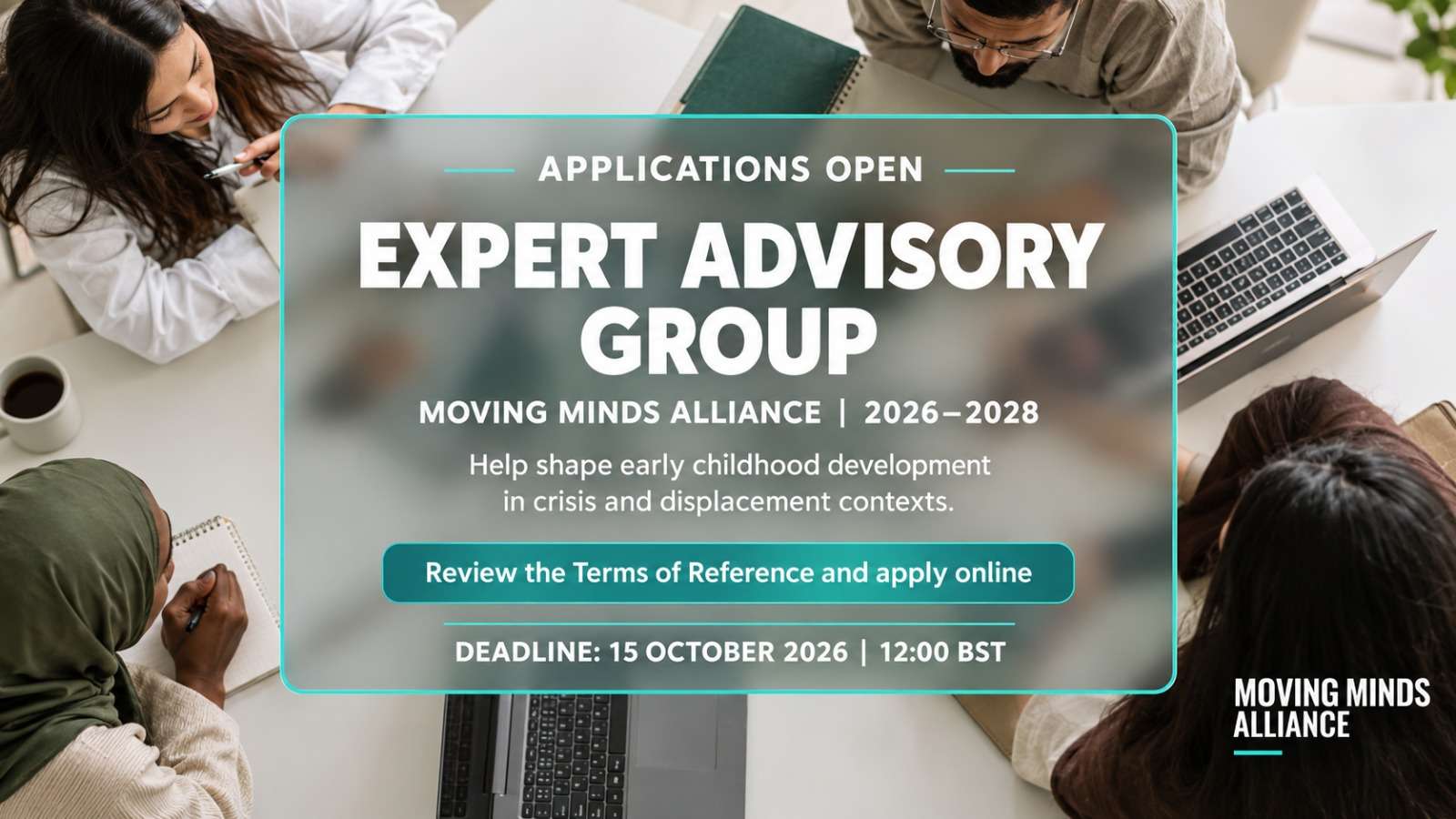 Moving Minds Alliance Expert Advisory Group 2026–2028: Application, Eligibility, Responsibilities and $2,000 Annual Honorarium