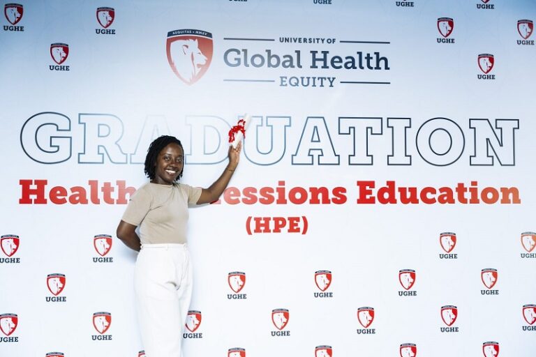 University of Global Health Equity Master of Science in Health Professions Education Program (MSc-HPE) 2027