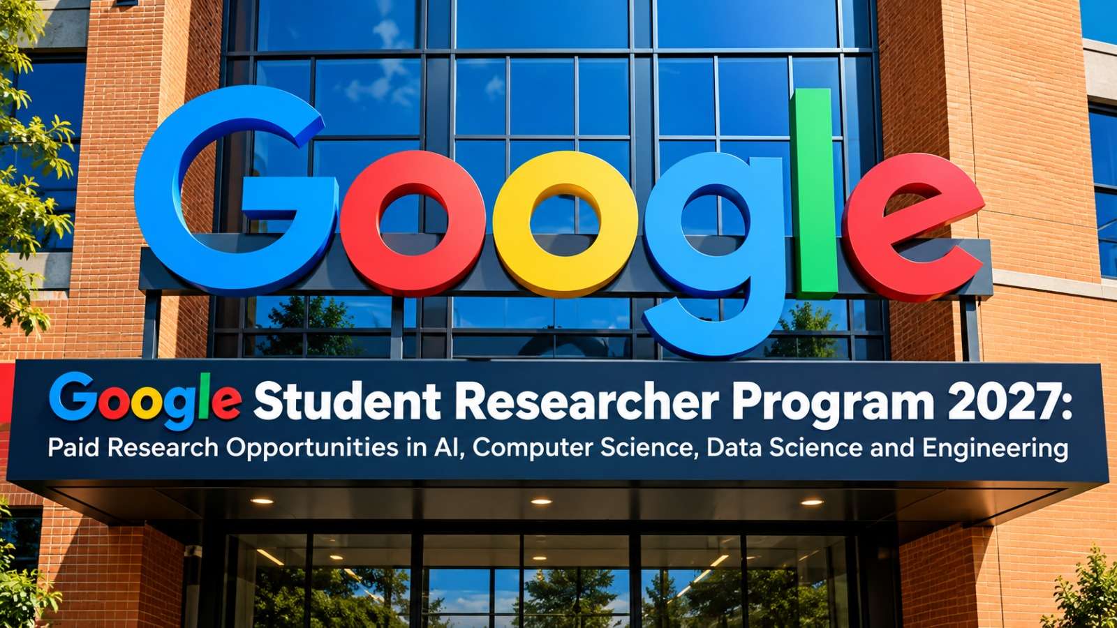 Google Student Researcher Program 2027: Paid Research Opportunities in AI, Computer Science, Data Science and Engineering