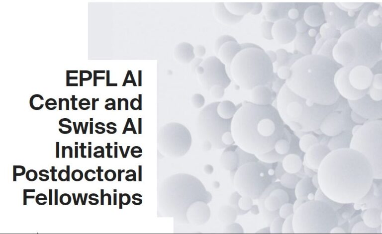 EPFL AI Center and Swiss AI Initiative Postdoctoral Fellowships 2026-2027