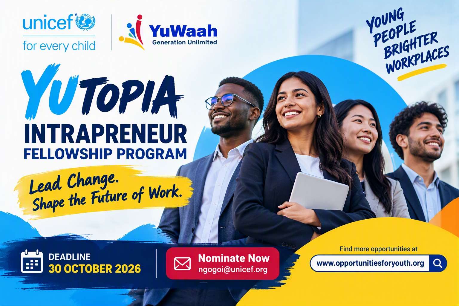 UNICEF Yutopia Intrapreneur Fellowship Program