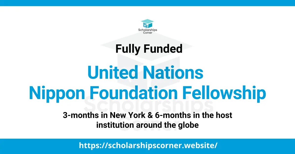 United Nations Nippon Foundation Fellowship 2027 | Fully Funded