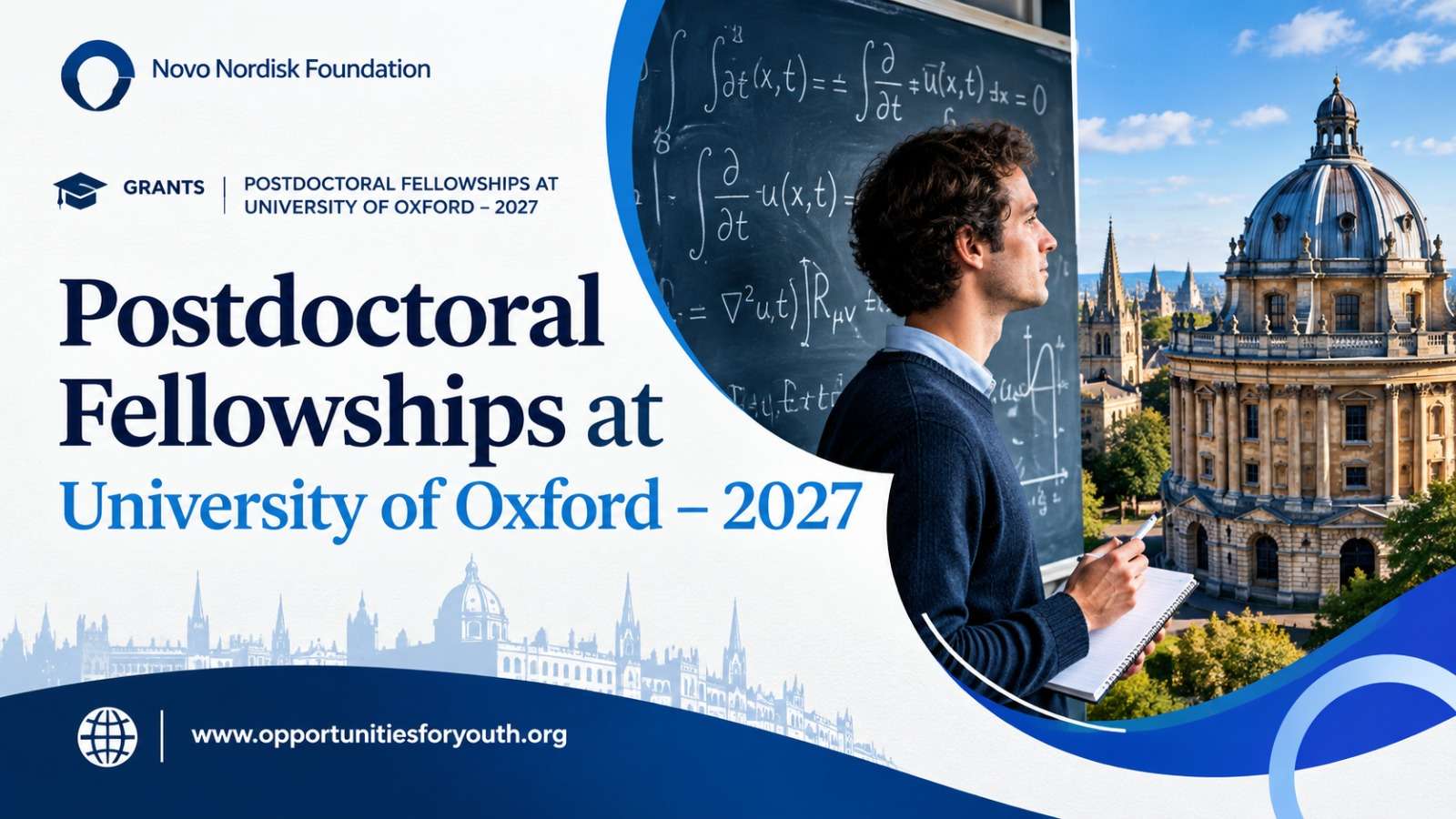 Novo Nordisk Foundation Postdoctoral Fellowships at the University of Oxford 2027: Apply for Up to DKK 3.6 Million in Research Funding