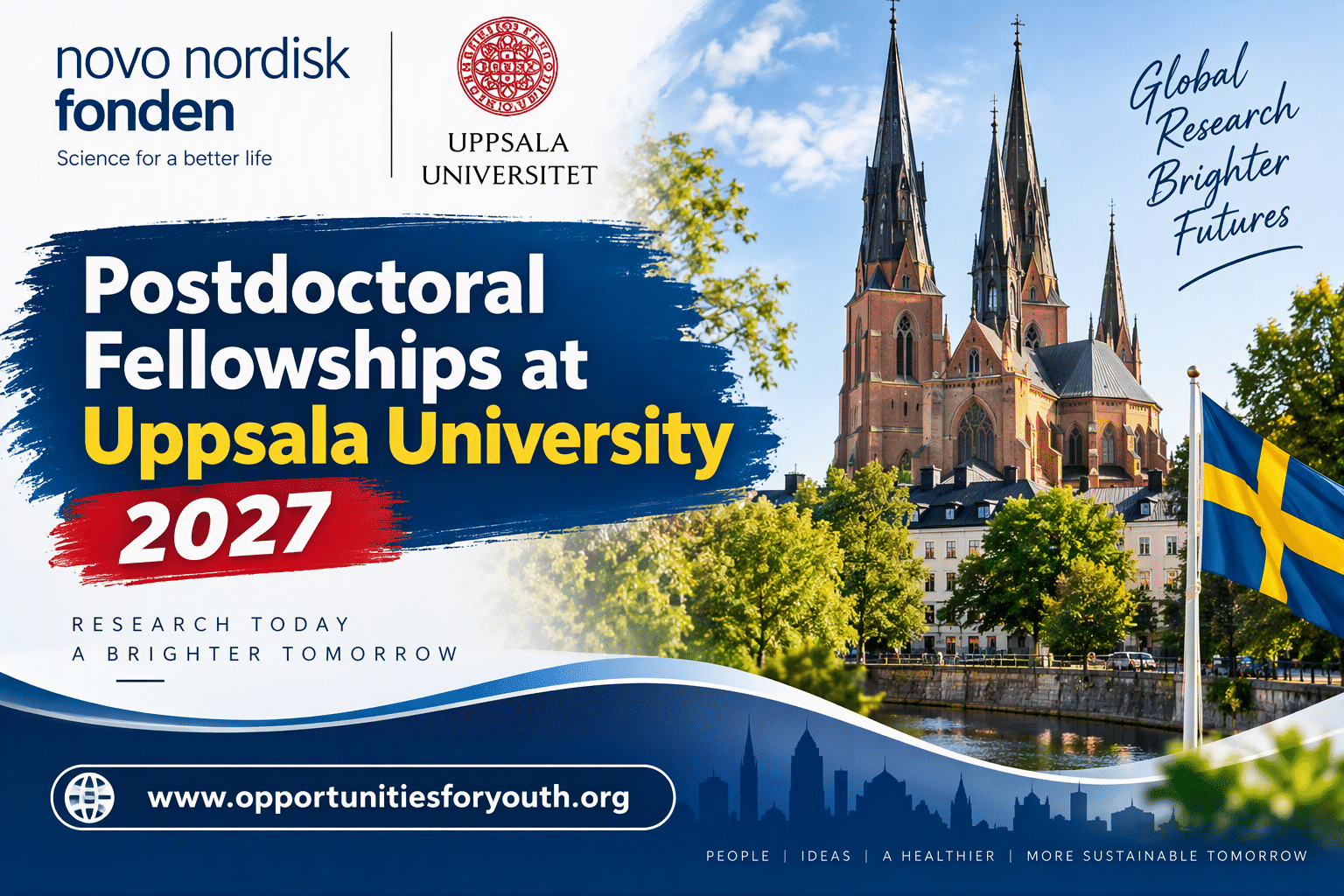 Postdoctoral Fellowships at Uppsala University 2027:  Funded Research Opportunity by Novo Nordisk