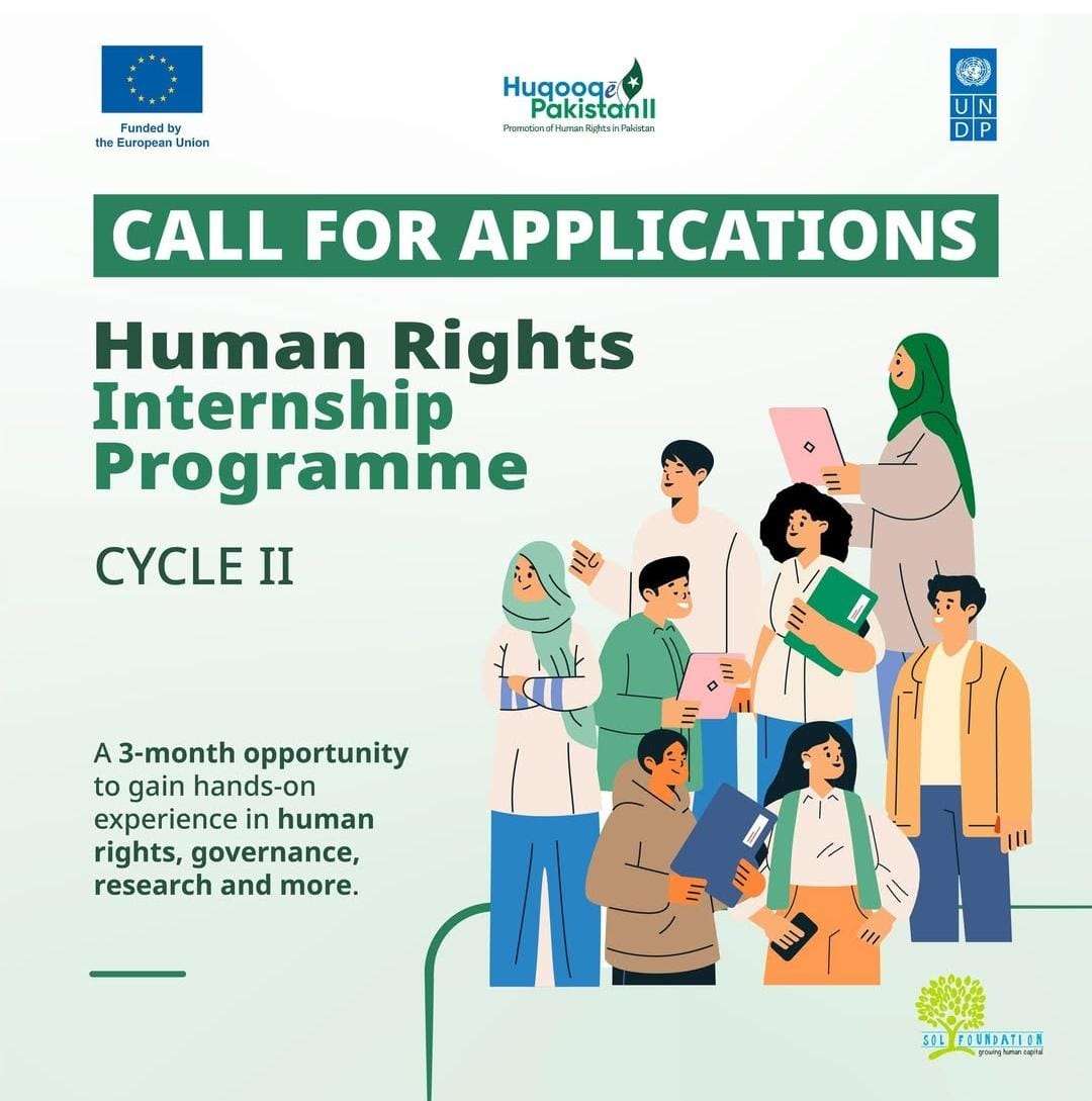 UNDP Pakistan Human Rights Internship Programme 2026: Apply for the Three-Month Internship in Human Rights, Governance and Research – Second Cohort