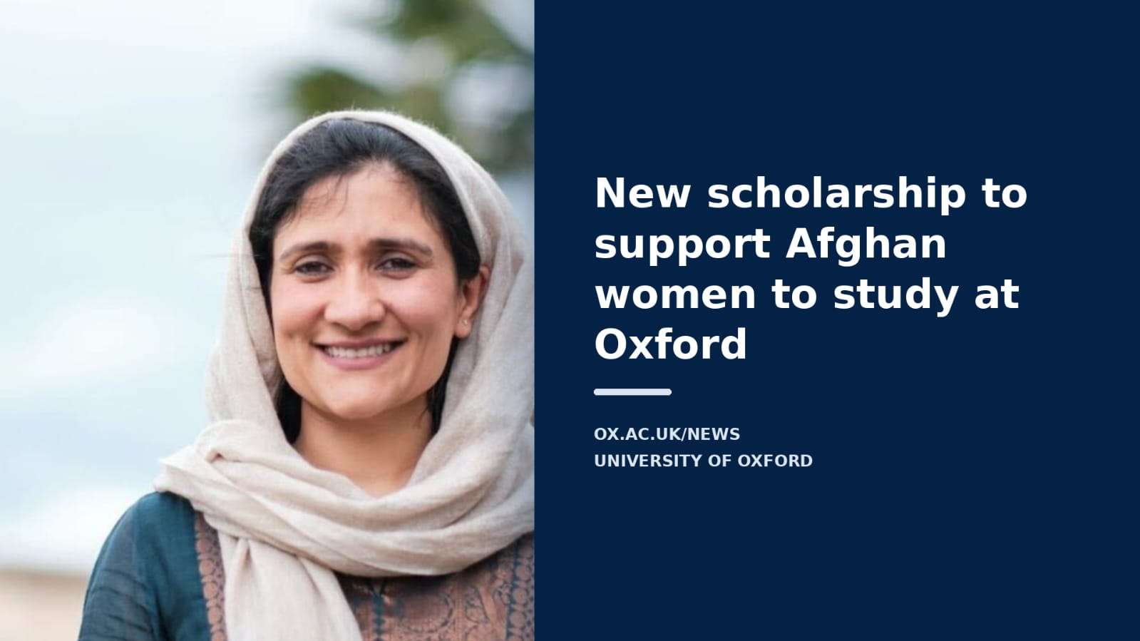 Oxford University Scholarship for Afghan Women 2027: Fully Funded Master’s Degree and Leadership Programme
