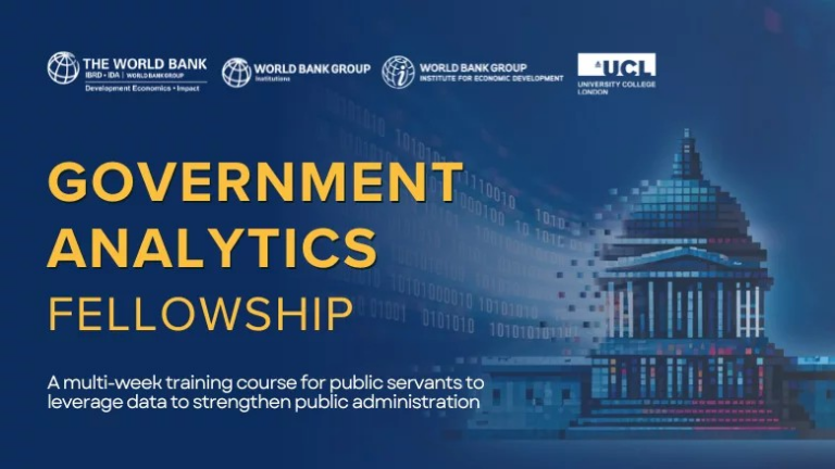 World Bank Group Government Analytics Fellowship 2027