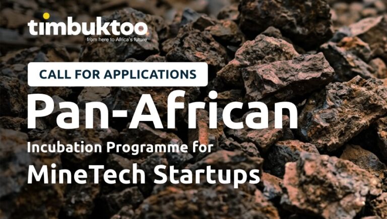 UNDP timbuktoo Pan-African MineTech Startup Incubation Programme 2026