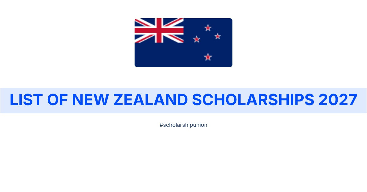 New Zealand Scholarships 2027 for International Students