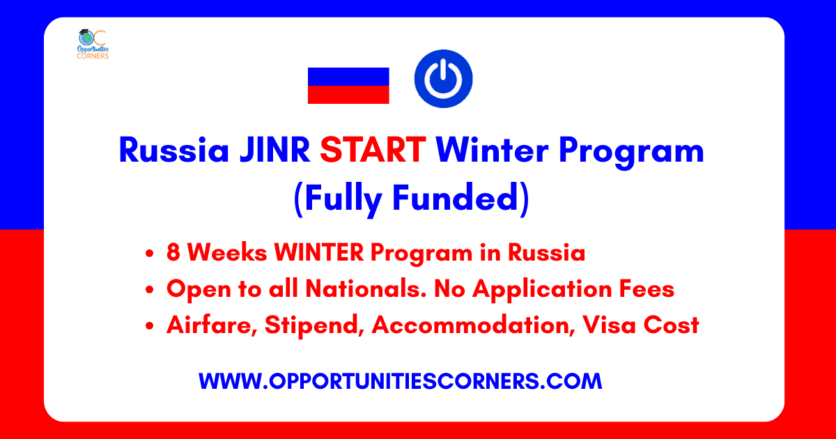 Russia JINR START Winter Program 2027 (Fully Funded)