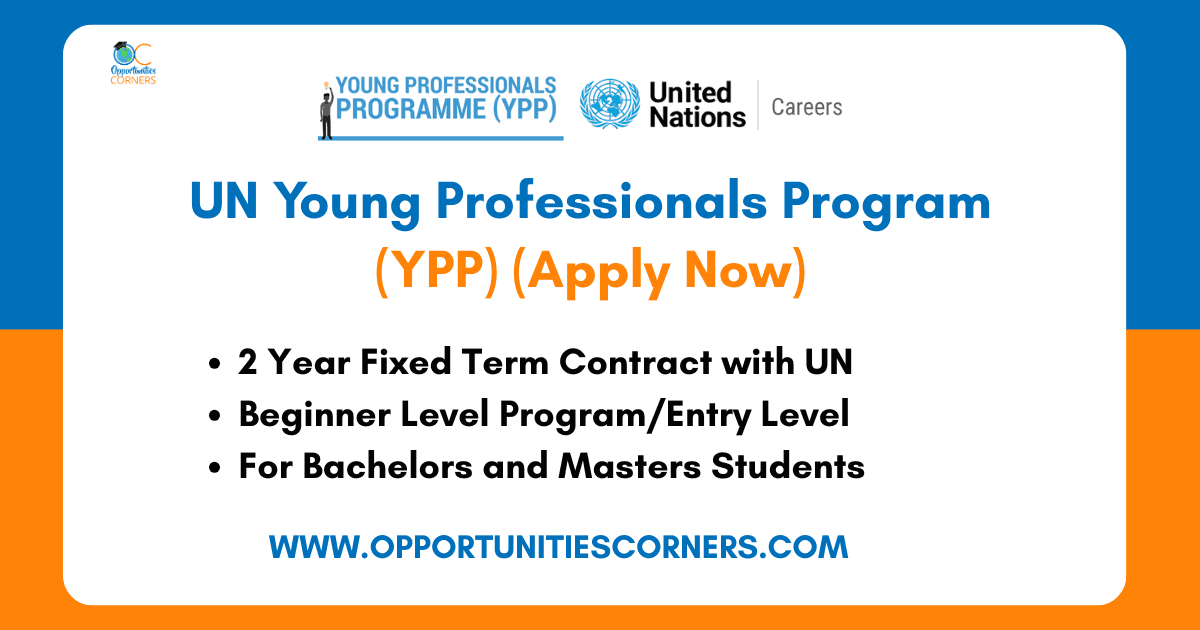 United Nations Young Professionals Programme 2026 (Fully Funded)