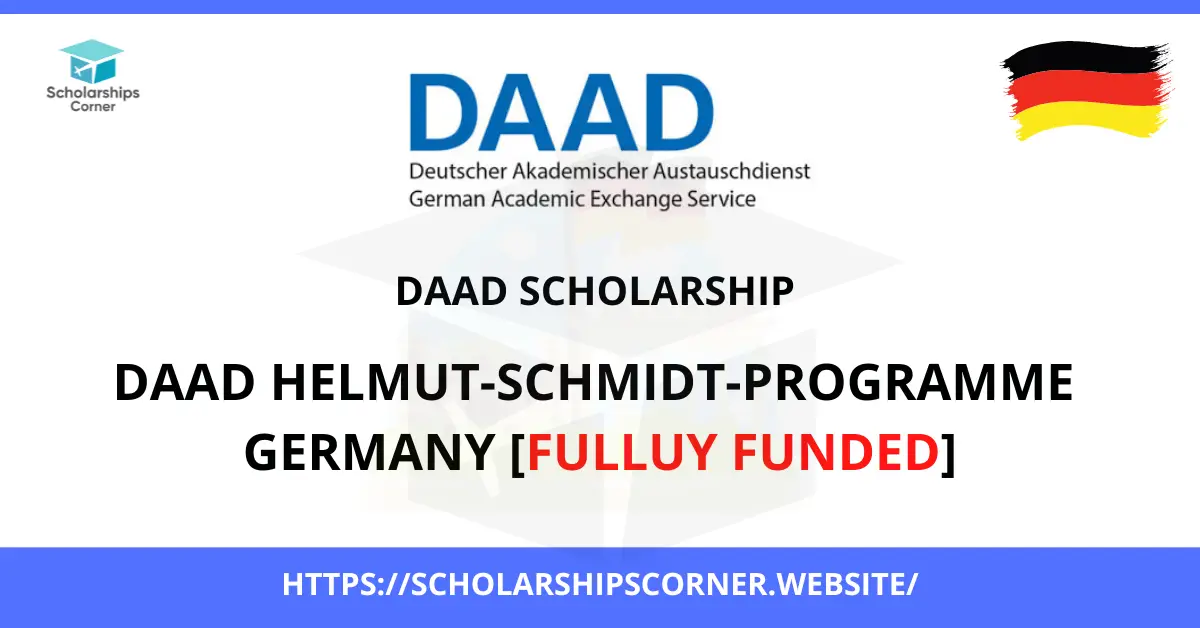 DAAD Helmut Schmidt Programme 2027 in Germany (Fully Funded)