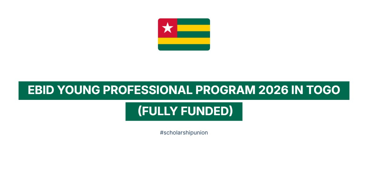EBID Young Professional Program 2026 in Togo | Fully Funded