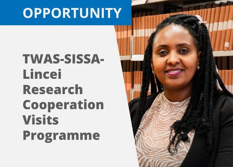 TWAS-SISSA-Lincei Research Cooperation Visits Programme 2026 (Funded)