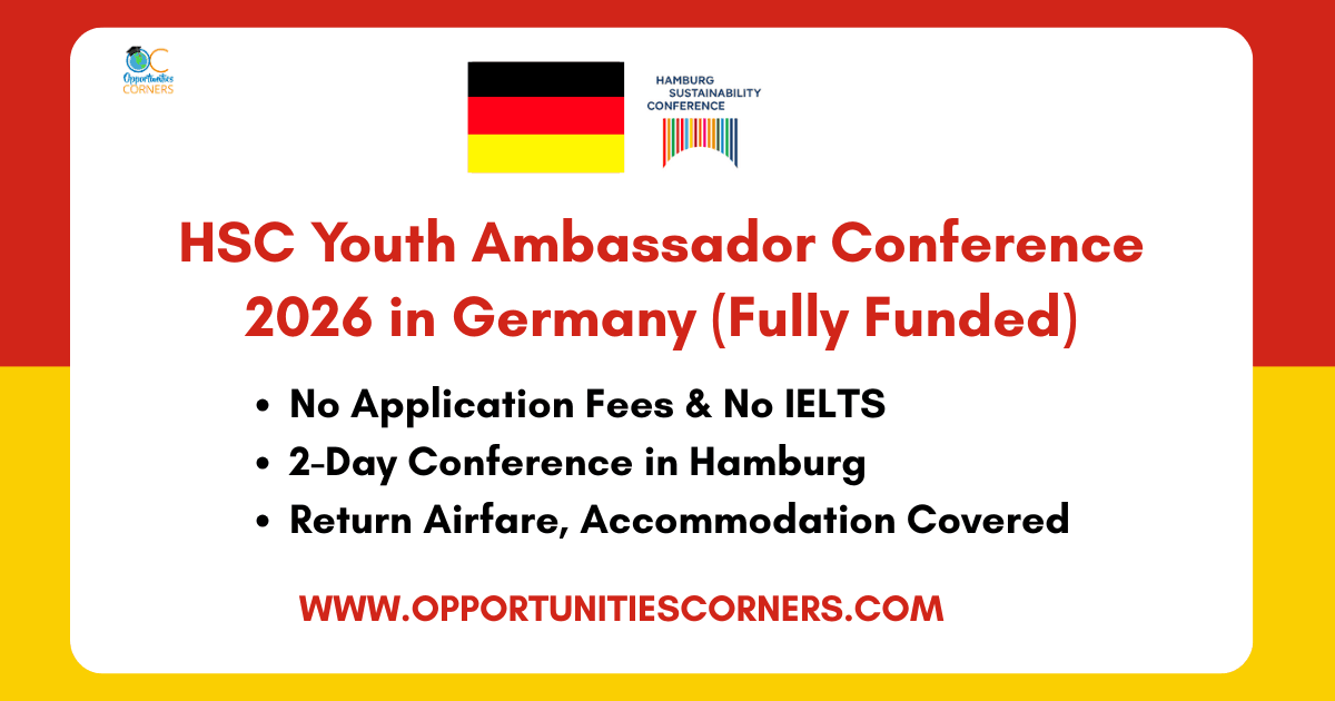 HSC Youth Ambassador Program 2027 in Germany (Fully Funded)